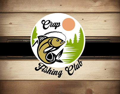 Fishing club logo design