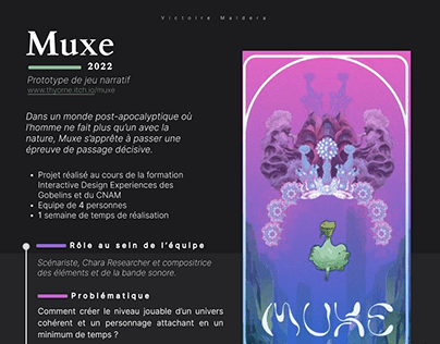 Muxe - Protoype de jeu narratif - GOBELINS