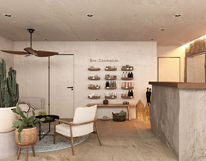 Massage studio interior design | Odessa, 2021