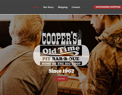 Cooper's BBQ Website Rebuild, Ads and Social Media