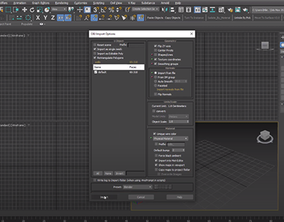 3DS Max-Import Obj-invalid normal index-Bad Geometry