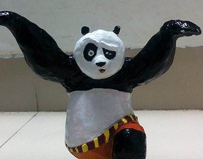 Sculpture of Kung fu panda