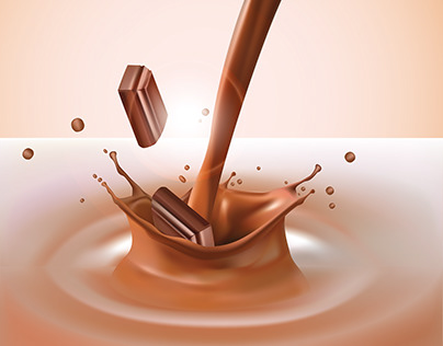chocolate milk spalsh