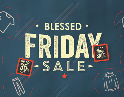 Blessed Friday Sale Banners
