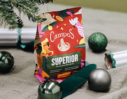 Campos Coffee Festive Packaging