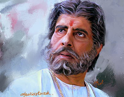 Suryavansham movie Amitabh Bachchan portrait