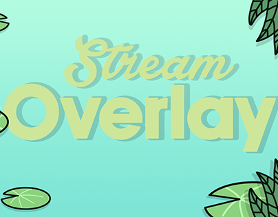 Twitch stream overlay - Cute frog