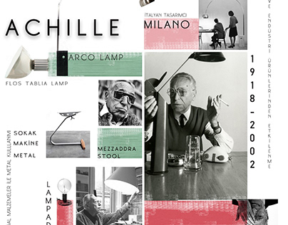 Achille Castiglioni Poster Çalışması, 2020