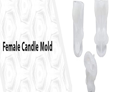 female body candle mold