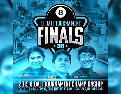 8-Ball Tournament Championship Poster