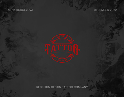 Tattoo Studio Web Design | Redesign UI UX | Study Case