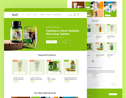 Davis & Co (Herbal Products) - Landing Page