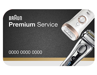 Braun Premium Service | Card Design