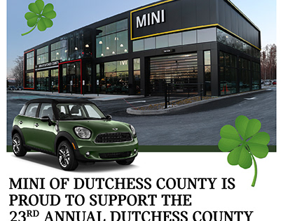 MINI of Dutchess County St. Patrick's Day Parade ad