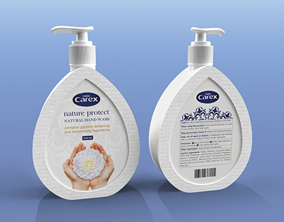 Hand-wash liquid label design