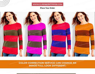Photoshop Color Correction Service With Color Variants