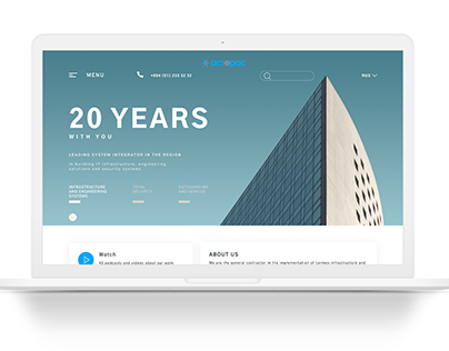 Redesigning corporate website