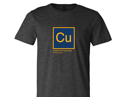 Cedarville University Graphic Design t-shirt