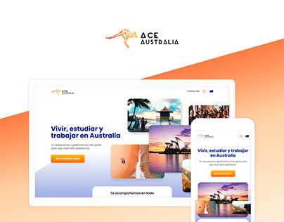 Ace Australia website - UI design