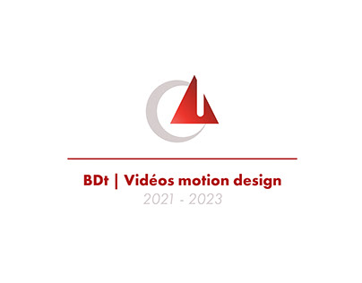 Vidéos motion design | Société BDt