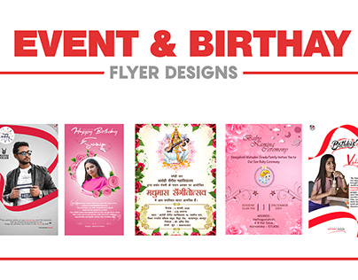Birthday & Event Flyers