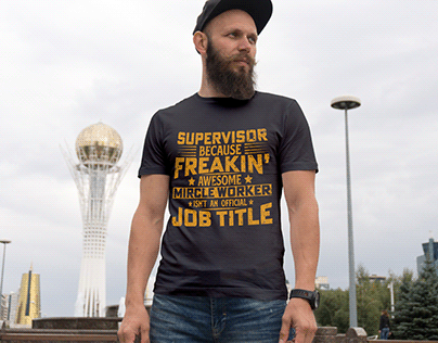 Project thumbnail - Supervisor T-shirt Design