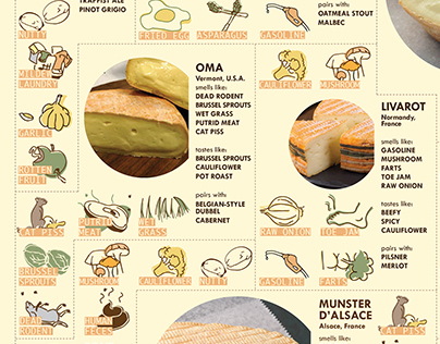 Washed Rind Cheese Educational Poster