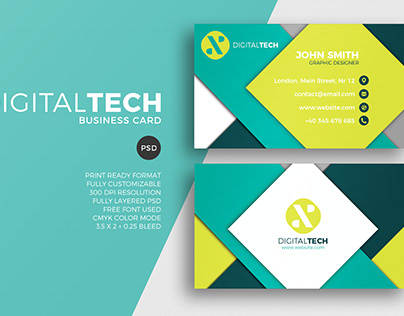 A Brand Buisness Card Free templet