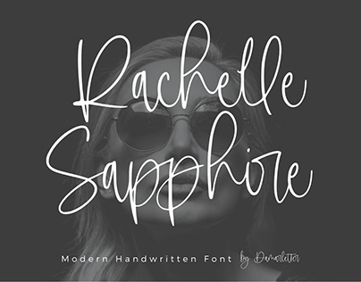 Rachelle Sapphire - Handwritten Font