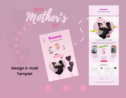 (Mother`s day) design e-mail templet