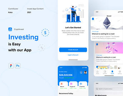 CryptInvest - Invest Mobile App