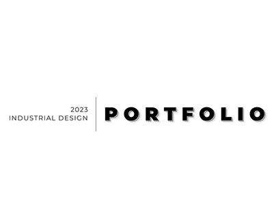 INDUSTRIAL /PRODUCT DESIGN PORTFOLIO 2023