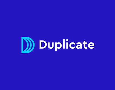 Duplicate logo design