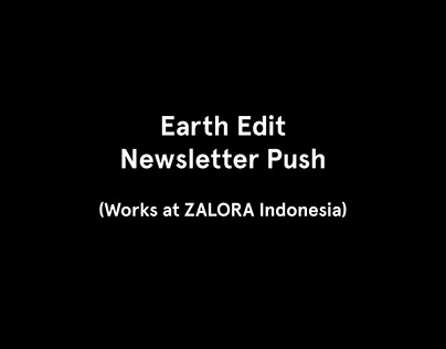 Earth Edit Newsletter Push