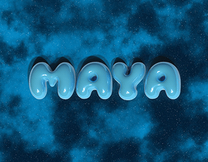 Maya Name Logo