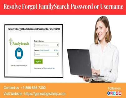 Resolve Forgot FamilySearch Username or Password