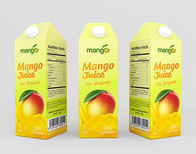 This My Best Project Mango Juice Packaging Design