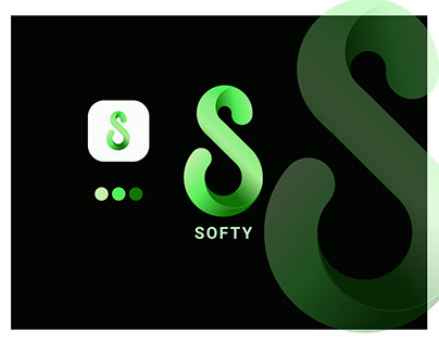 Concept : Softy – Logo Design .