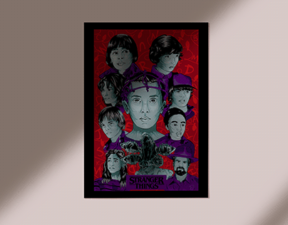 Netflix series "Stranger Things" — Fanart Poster