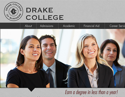 Drake College Homepage Redesign