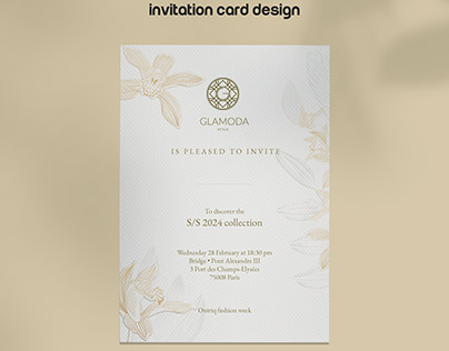 Invitation Card for Glamoda