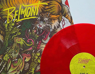 Belmont 'Self Titled' Album Cover and Logo