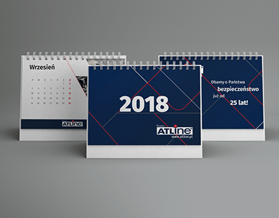 ATLine Desk Calendar 2018