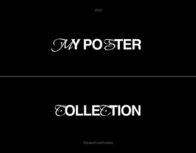 Poster collection 2023 I Коллекция постеров, плакатов