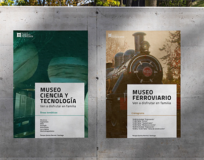 Museo ciencia y tecnología/Museo Ferroviario - Branding