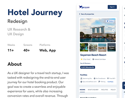 Hotel Journey Redesign