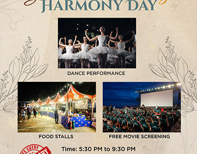 Glenwood community Harmony Day poster (with variations)