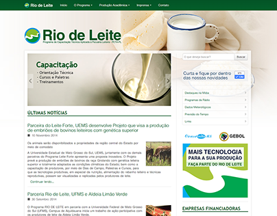 Rio de Leite - Website