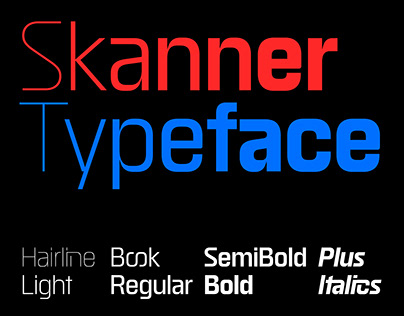 Skanner Typeface