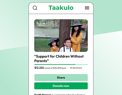 Taakulo - Fundraiser App